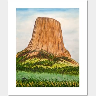 Devils Tower monument Posters and Art